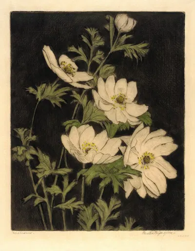 Anemones by Берта Жак — digital art print download