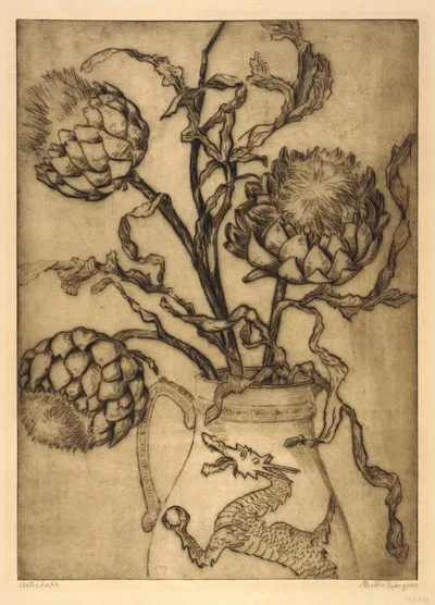 Artichoke by Bertha Jaques — digital art print download