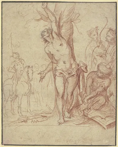 Marter des Heiligen Sebastian by Hans Ulrich Franck — digital art print download