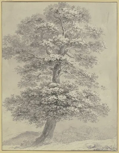 Oak trees by Heinrich Rieter — digital art print download