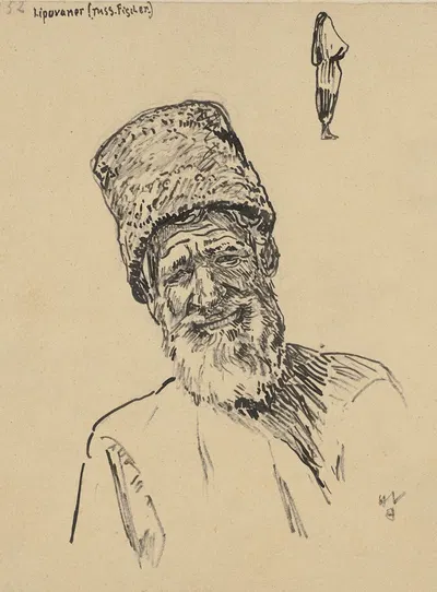 Russian fisherman by Генрих Фогелер — digital art print download