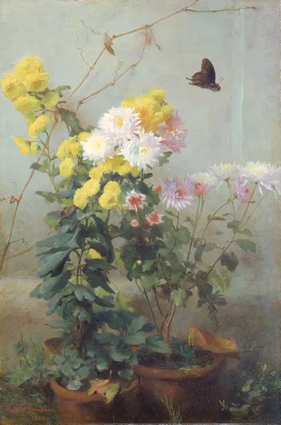 Autumn Sunshine by Джордж Кокран Ламбдин, 1880 — digital art print download