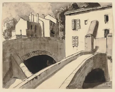Коллиур by Герман Лисманн, 1928 — digital art print download