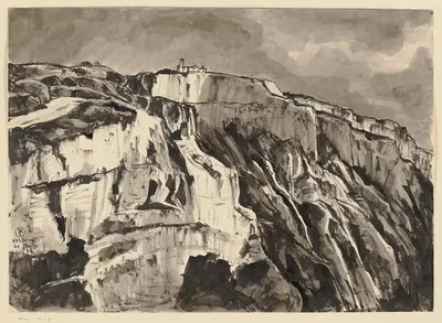 Le Balze, Volterra by Hermann Lismann, 1923 — digital art print download