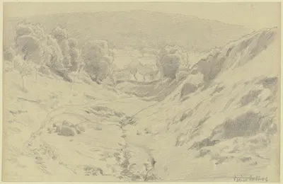 Valley cut by Якоб Хапп, 1906 — digital art print download
