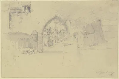 Stadttor zu Wetzlar by Якоб Фюрхтегот Дильман, 1837 — digital art print download