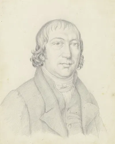 Bildnis L. Manuel, Pfarrer der französisch reformierten Gemeinde zu Frankfurt am Main by Иоганн Давид Пассаваант — digital…