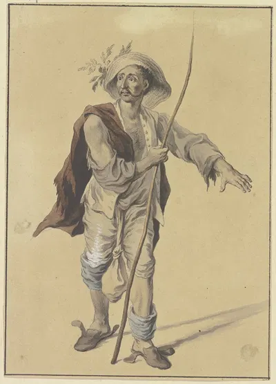 Bildnis des Goldarbeiters Adam von Memmingen by Иоганн Эсайас Нильсон, 1748 — digital art print download
