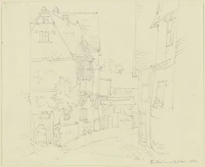Rodheim by Иоганн Фридрих Хофф, 1858 — digital art print download