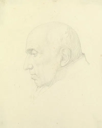 Bildnis des Apothekers Nonno Michele in Rom by Иоганн Фридрих Обербек — digital art print download