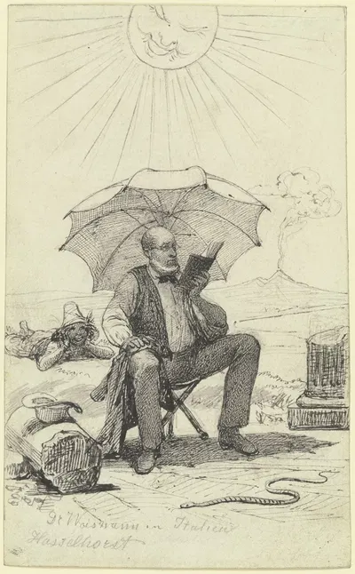 Direktor Weismann in Italien by Иоганн Генрих Хассельхорст — digital art print download
