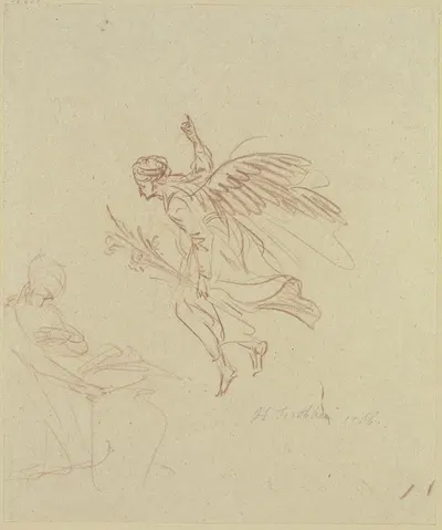 The Annunciation by Иоганн Генрих Тишбейн старший, 1766 — digital art print download