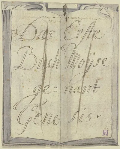 Das erste Buch Moÿse genannt Genesis by Johann Jakob von Sandrart — digital art print download