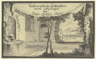 Titelblatt by Иоганн Людвиг Аберли, 1744 — digital art print download