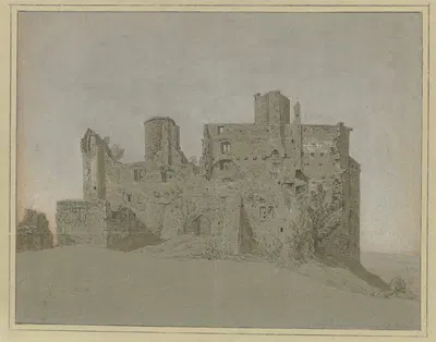 Burg Hanstein bei Witzenhausen by Иоганн Мартин фон Рохден, 1802 — digital art print download