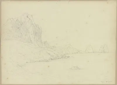 Capri by Johannes Thomas, 1823 — digital art print download