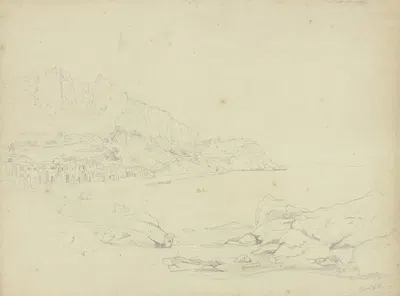 Capri by Johannes Thomas, 1823 — digital art print download