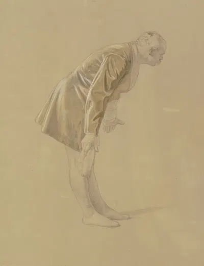 A cavalier bowing by Йозеф Фердинанд Беккер — digital art print download
