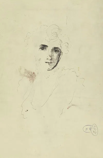 Female portrait by Jules Lunteschütz — digital art print download