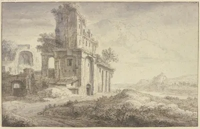 Roman ruins by Ян Асселейн — digital art print download