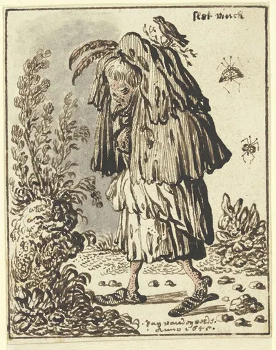 Flot vinck by Jan Jansz. van De Velde III, 1645 — digital art print download