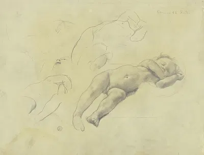 Kinderakt by Карл Штауфер-Берн, 1882 — digital art print download