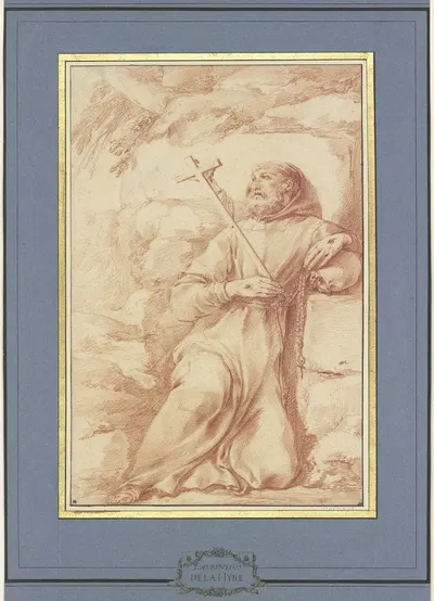 Saint Francis of Assisi by Laurent de la Hyre — digital art print download