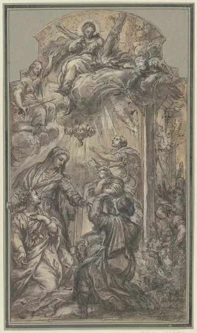 Martyrium eines Jesuiten by Lazzaro Baldi — digital art print download