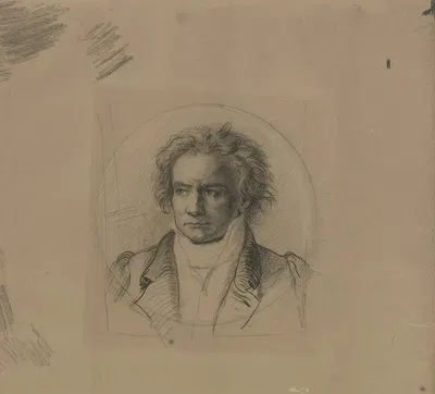 Bildnis Ludwig van Beethoven by Louis Eysen — digital art print download