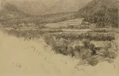 The grounds of Toblach by Louis Eysen, 1891 — digital art print download