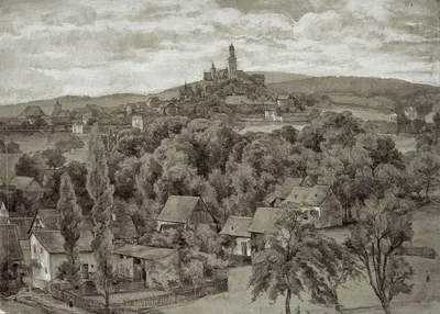 View of Kronberg by Louis Eysen — digital art print download