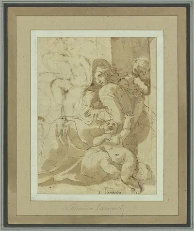 Caritas by Лудовико Караччи — digital art print download