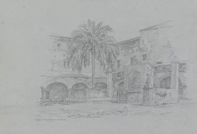 Kloster Maria di Gesù, Palermo by Ludwig Metz — digital art print download