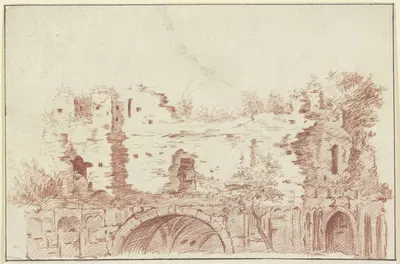 Ancient ruins by Marco Ricci — digital art print download