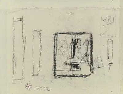 Sketched rectangles by Макс Либерман — digital art print download