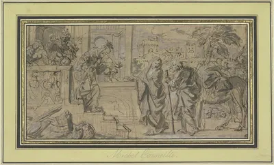 The Visitation of Mary by Michel Corneille the younger — digital art print download