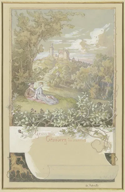 Gruß aus Kronberg im Taunus by Minna Roberth — digital art print download