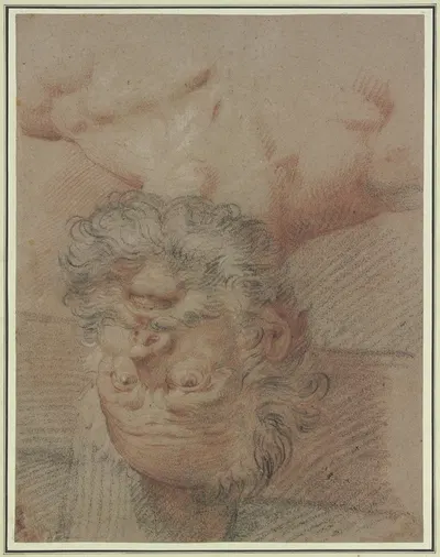 Kopf des Petrus aus Rubens' Kreuzigung Petri by Николас Гибаль, 1637 — digital art print download
