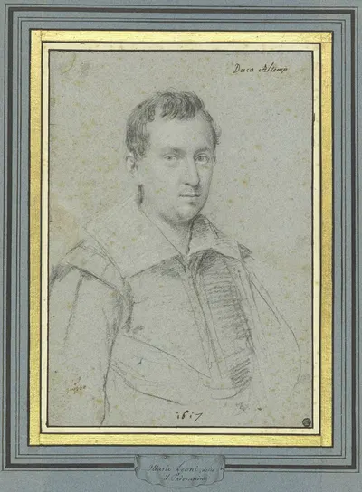 Porträt eines Herren von Ems by Ottavio Leoni, 1617 — digital art print download