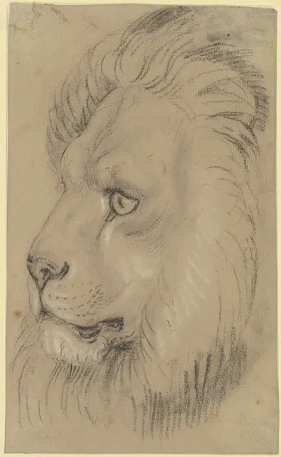 Lion's head by Otto Speckter — digital art print download