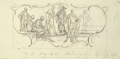 Kleidung der römischen Männer by Paul Egell, 1748 — digital art print download