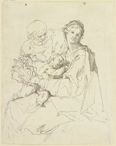 Holy Family by Paul Troger — digital art print download