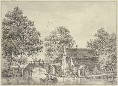 Де Гейнбругге у Утрехта by Паулюс ван Лиендер, 1769 — digital art print download