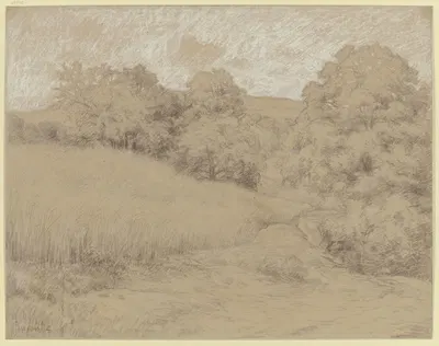 Cornfield at the forest by Петер Бурниц — digital art print download