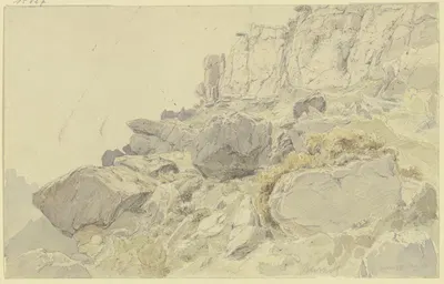 Felsige Landschaft in Spanien by Петер Бурниц — digital art print download