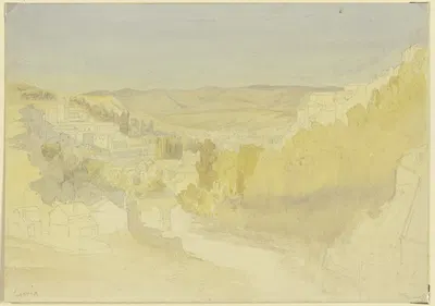 Landscape near Segovia by Петер Бурниц — digital art print download