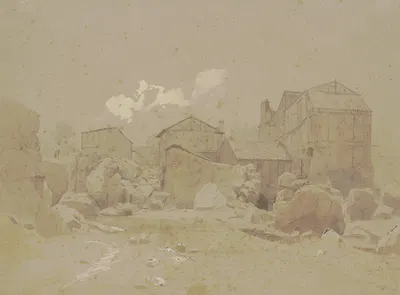 Segovia by Петер Бурниц, 1850 — digital art print download