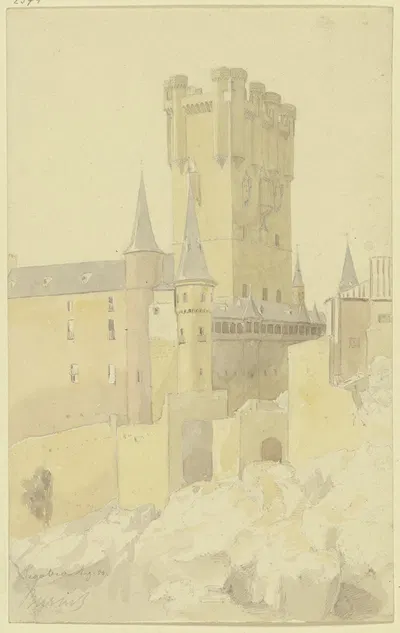 Segovia by Петер Бурниц, 1850 — digital art print download