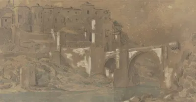 Toledo by Петер Бурниц, 1850 — digital art print download