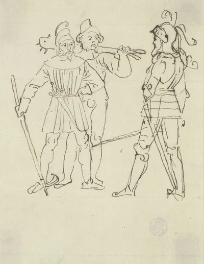 Götz von Berlichingen und die Bauern by Петер фон Корнелиус — digital art print download